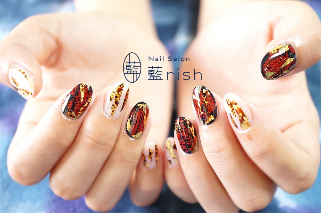 伝統工芸ネイル 漆ネイル